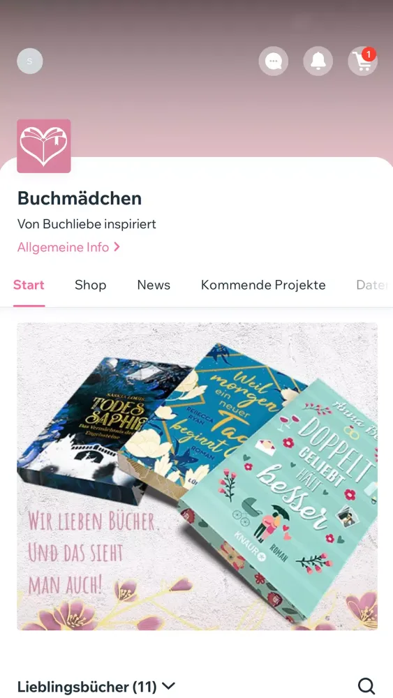 Buchmädchen 스크린샷