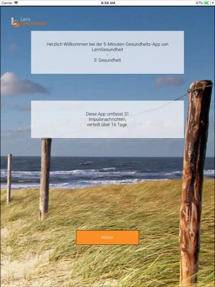 Capturas de pantalla de LernGesundheit - 5´ Gesundheit iPad 