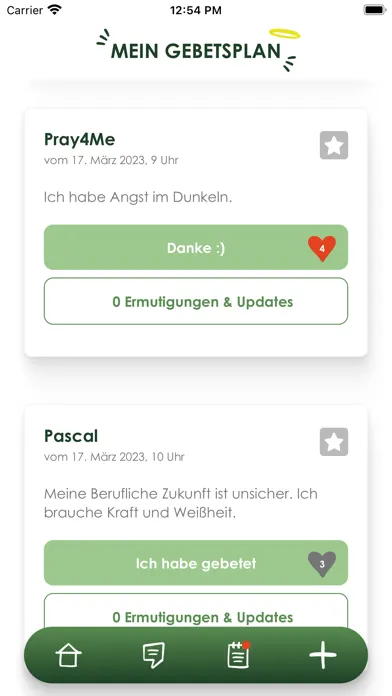 Screenshot di amen.de