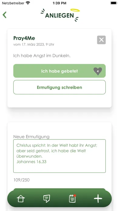 Screenshot di amen.de