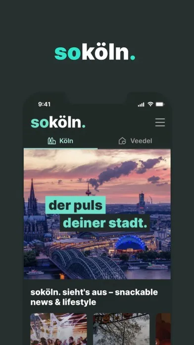 Capturas de tela do soköln. - News & Lifestyle