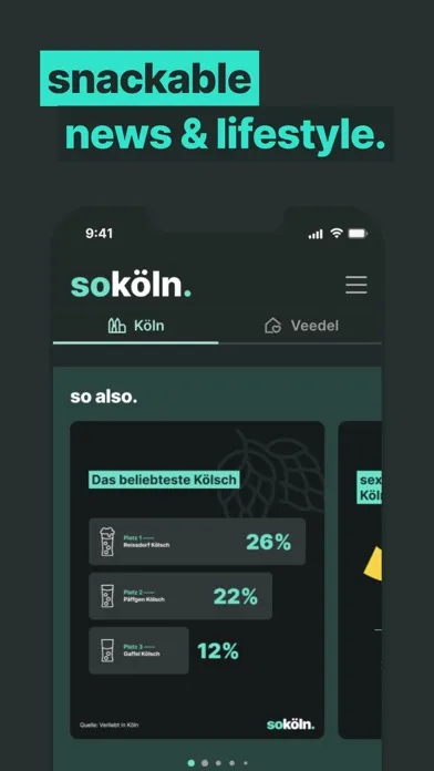 Capturas de tela do soköln. - News & Lifestyle
