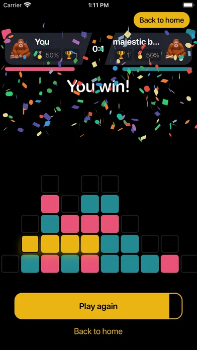 ภาพหน้าจอของ fours game