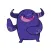 Violet Monster Stickers