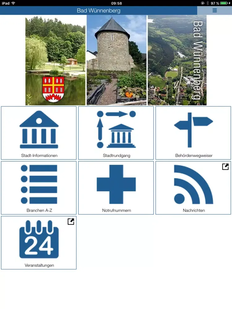 Zrzuty ekranu Bad Wünnenberg iPad 