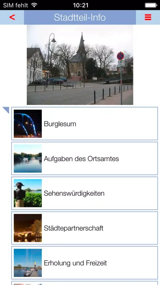Zrzuty ekranu Bremen-Burglesum