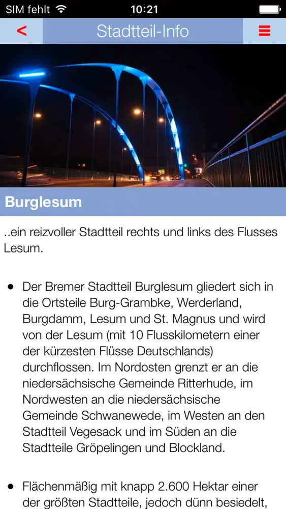 Zrzuty ekranu Bremen-Burglesum