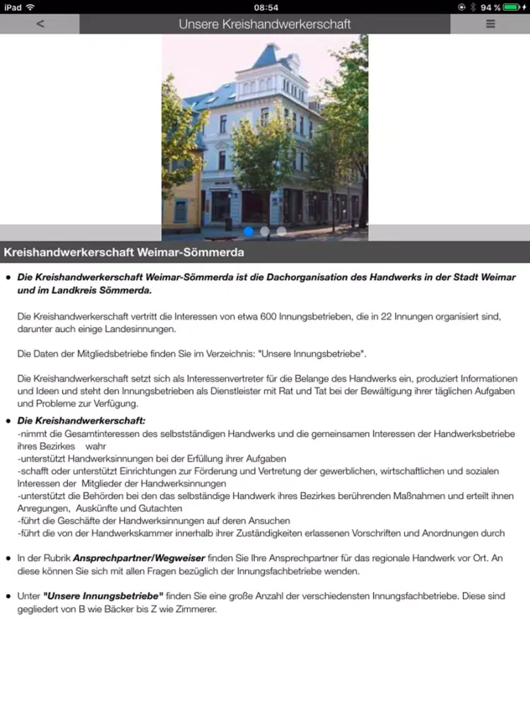 KHS Weimar-Sömmerda iPad  Screenshots