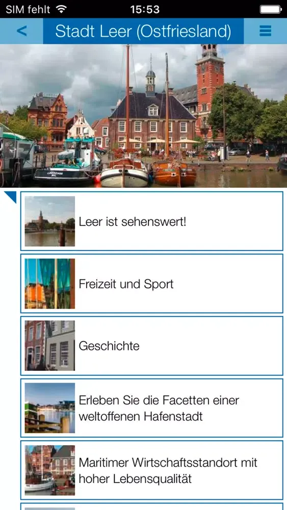 Leer - BVB-Stadt-App应用截图