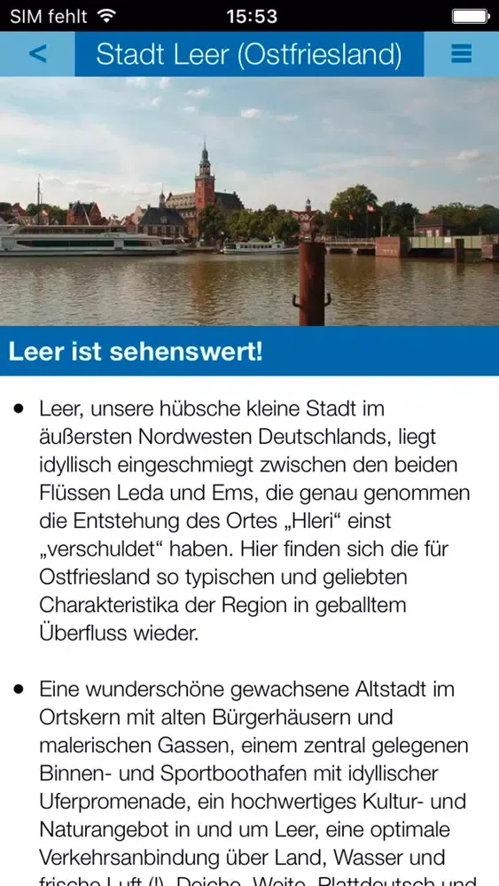Leer - BVB-Stadt-App应用截图