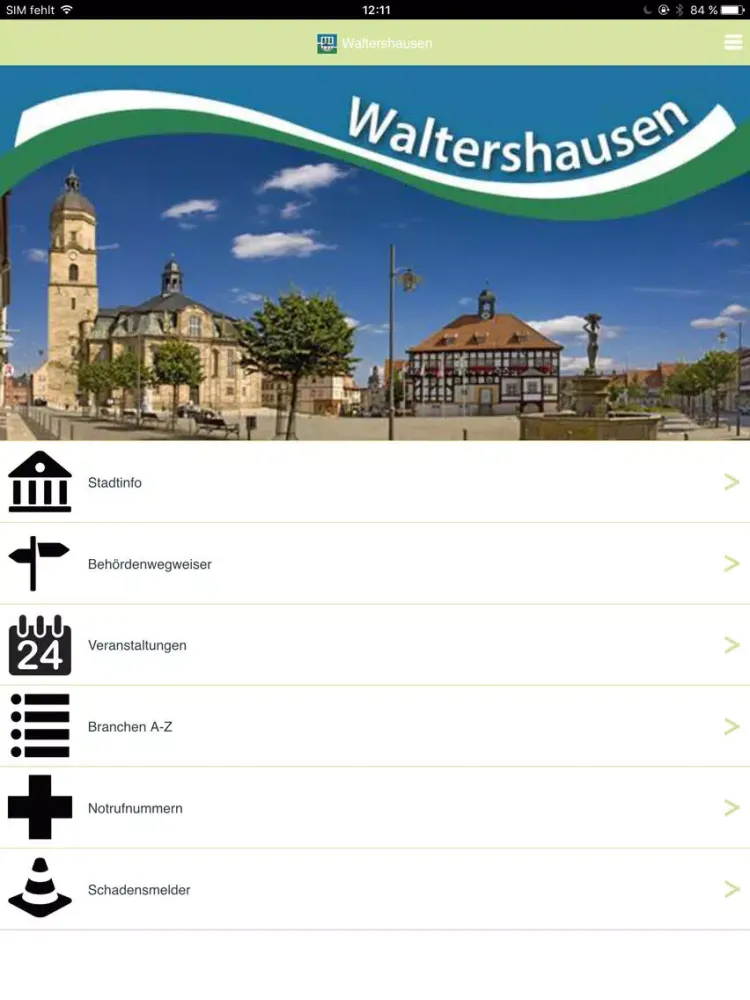 Capturas de tela do Waltershausen (Stadt) iPad 