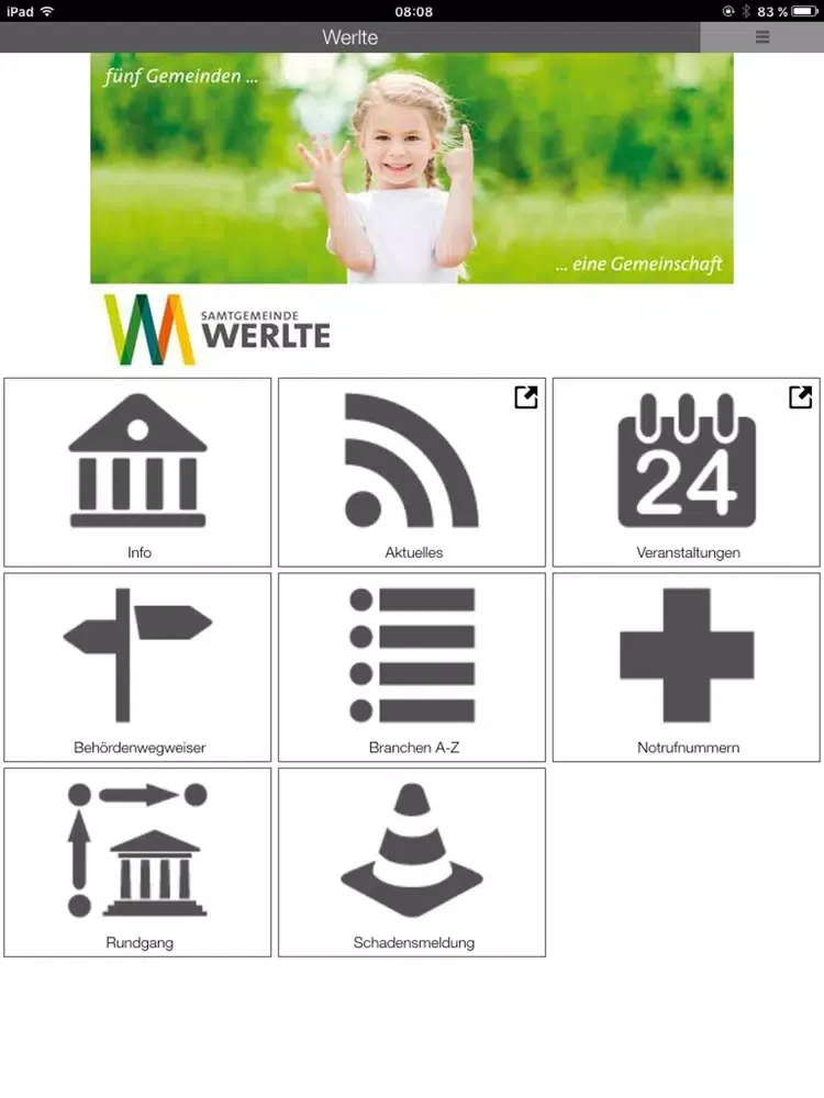 ภาพหน้าจอของ Werlte iPad 