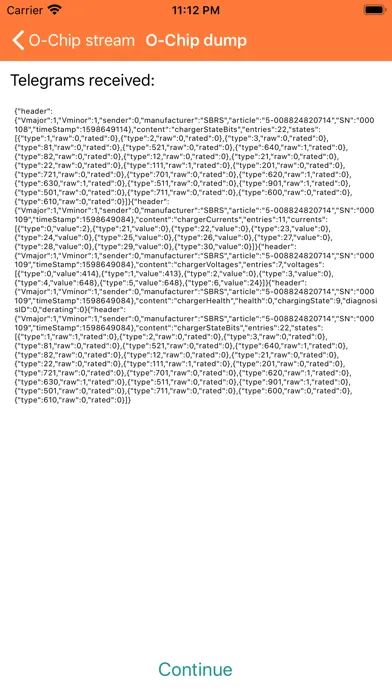 Tangkapan layar ChargeView - an O-Chip Tool