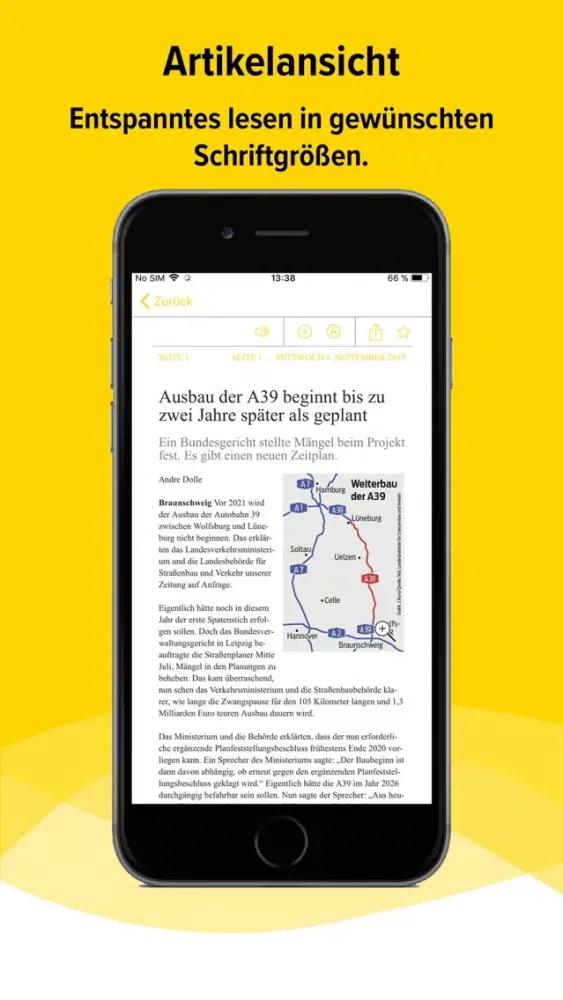 Ảnh chụp màn hình của Salzgitter-Zeitung E-Paper