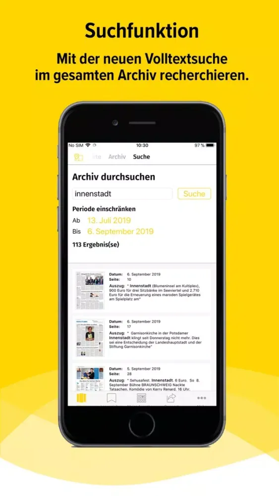Ảnh chụp màn hình của Salzgitter-Zeitung E-Paper
