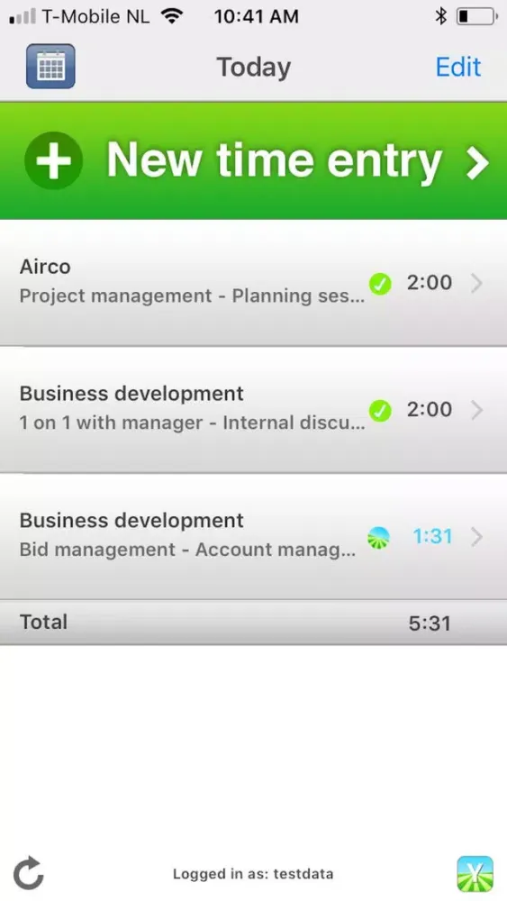 Yanomo Time Tracking Ekran Görüntüleri
