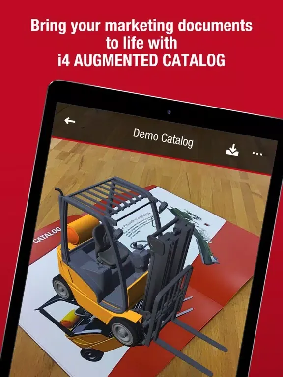 Tangkapan layar i4 AUGMENTED CATALOG iPad 