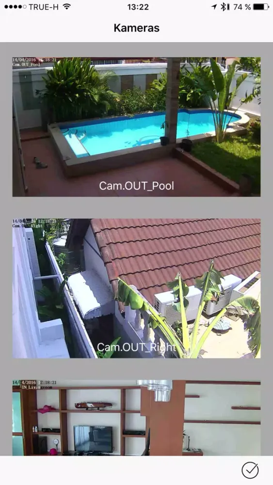 Zrzuty ekranu HomeWatch