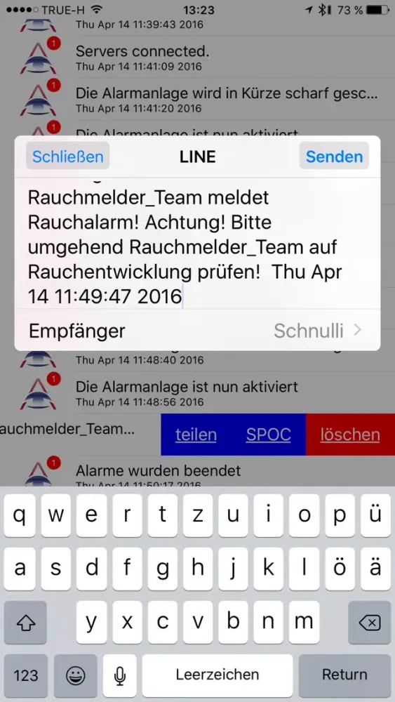 Zrzuty ekranu HomeWatch