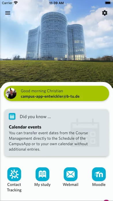 BTU Campus App स्क्रीनशॉट