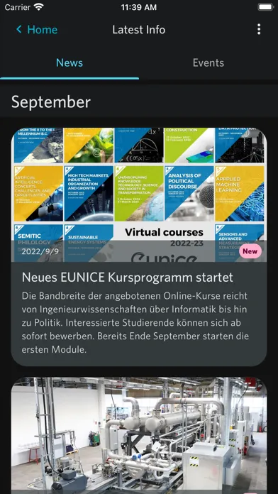 BTU Campus App स्क्रीनशॉट