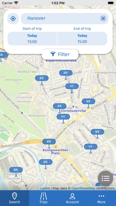 Скриншоты Carsharing Deutschland