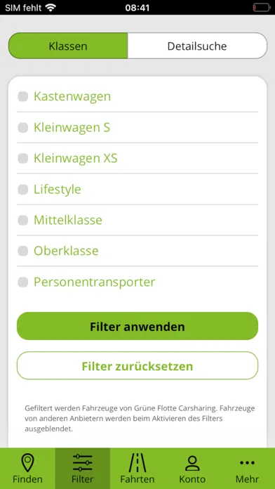 Grüne-Flotte-Carsharing স্ক্রিনশট