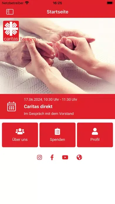 Capturas de pantalla de Caritas Bremen