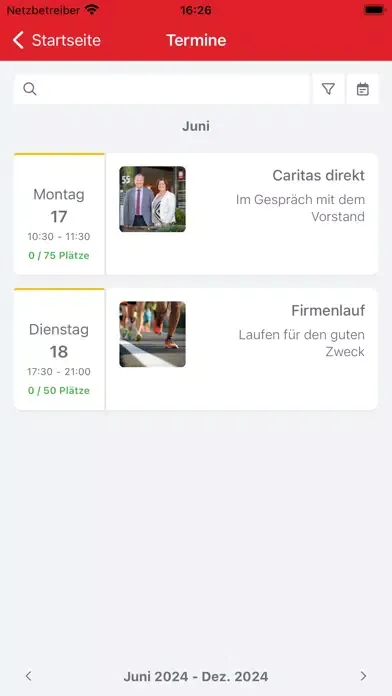 Capturas de pantalla de Caritas Bremen