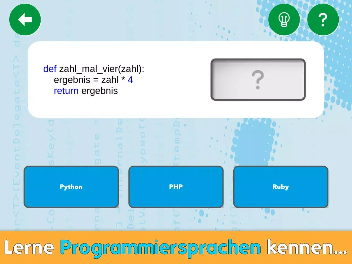 Clever Programmieren iPad 应用截图