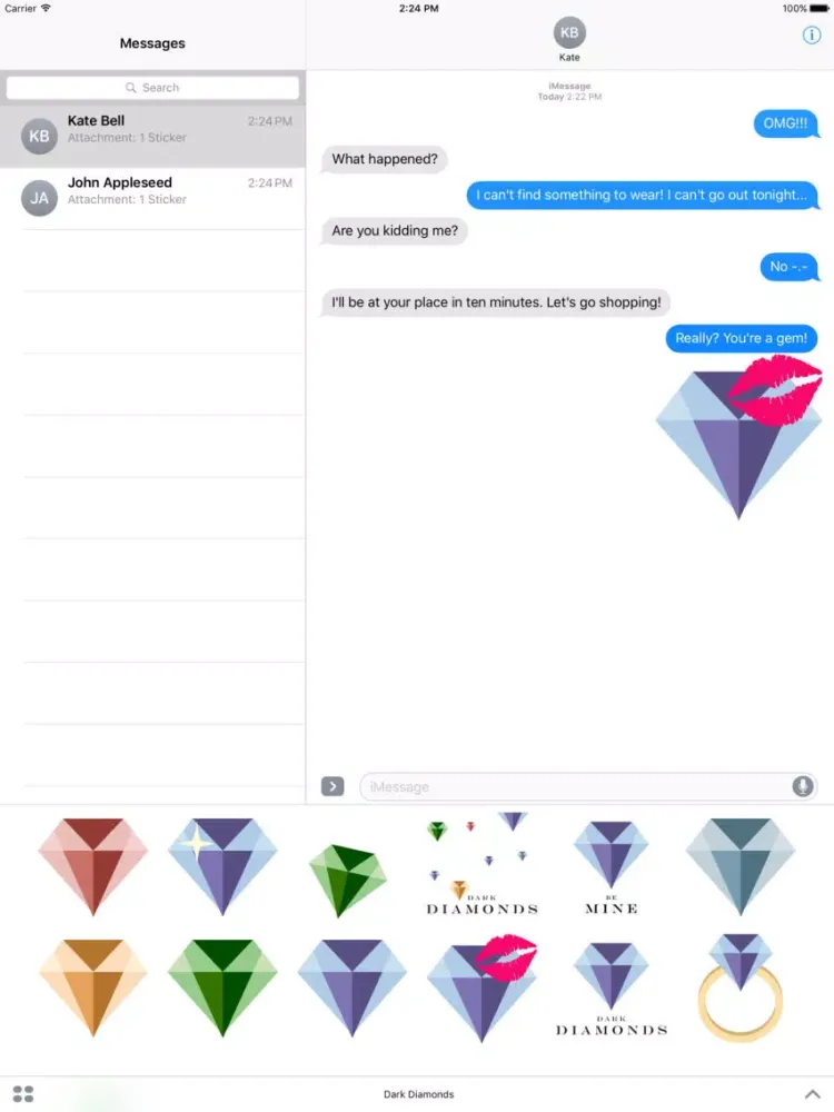 Dark Diamonds iPad  স্ক্রিনশট