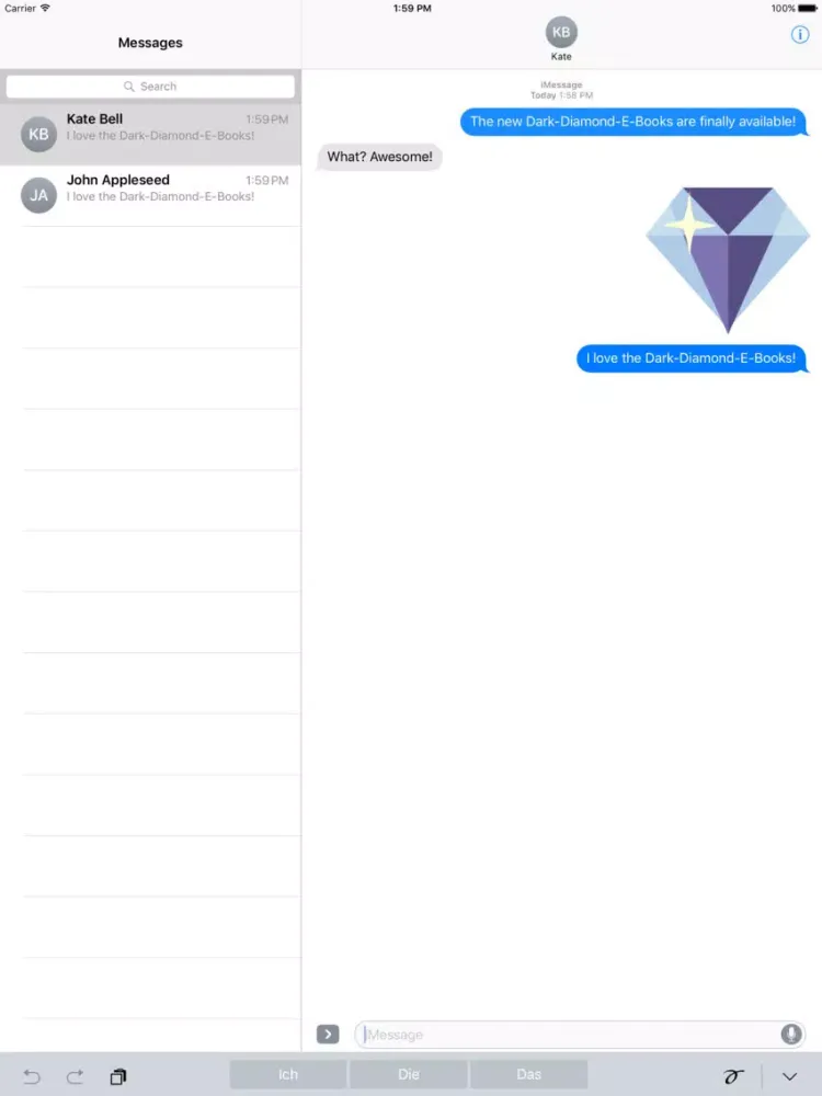Dark Diamonds iPad  স্ক্রিনশট