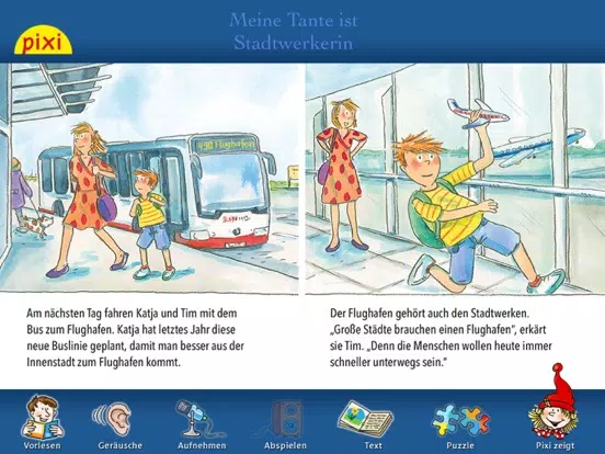 Meine Tante ist Stadtwerkerin iPad  Screenshots