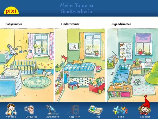 Meine Tante ist Stadtwerkerin iPad  Screenshots