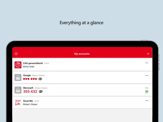 SecureLogin – CAS & SmartWe iPad  سکرین شاٹس