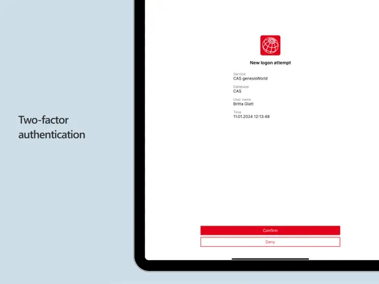 SecureLogin – CAS & SmartWe iPad  سکرین شاٹس