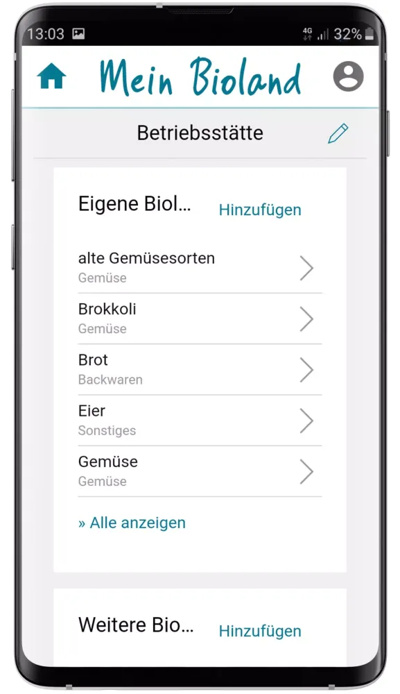 Mein Bioland应用截图