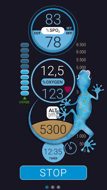 Ảnh chụp màn hình của Cellair Gecko