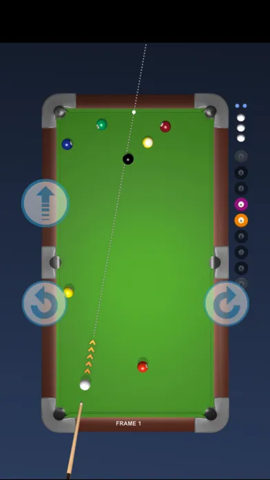 Capturas de tela do 2D Pool Billard
