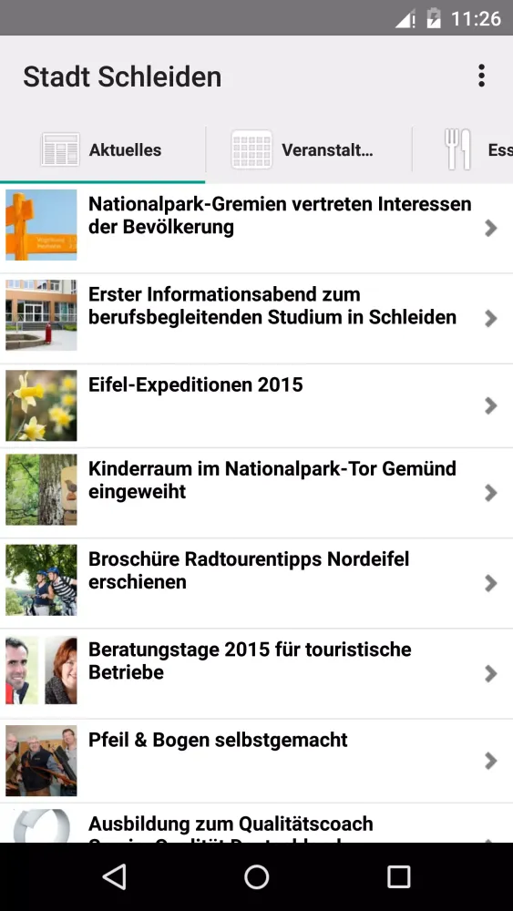 Ảnh chụp màn hình của Stadt Schleiden