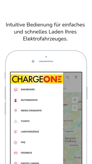 Capturas de tela do ChargeOne Partner