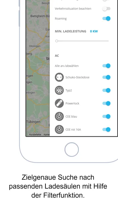 Zrzuty ekranu SWE Lade-App