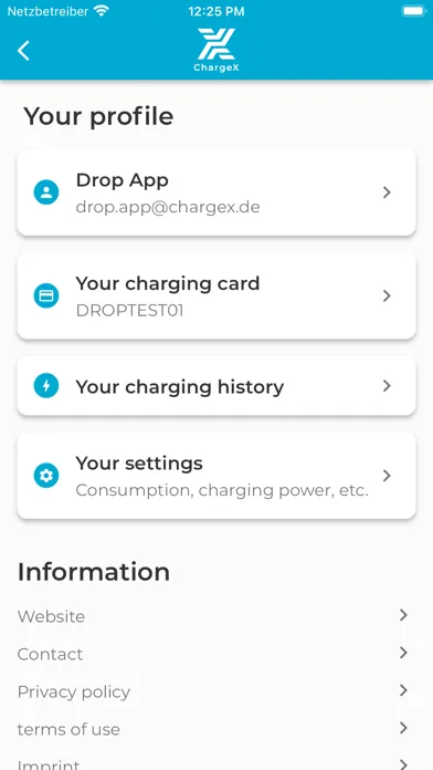 ภาพหน้าจอของ Drop Power Sharing