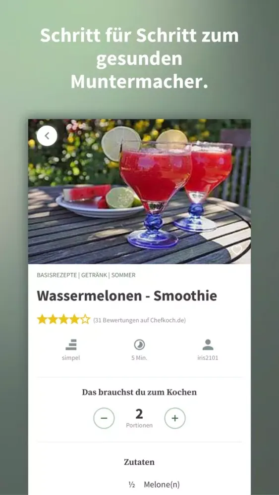 Chefkoch Smoothies Screenshots