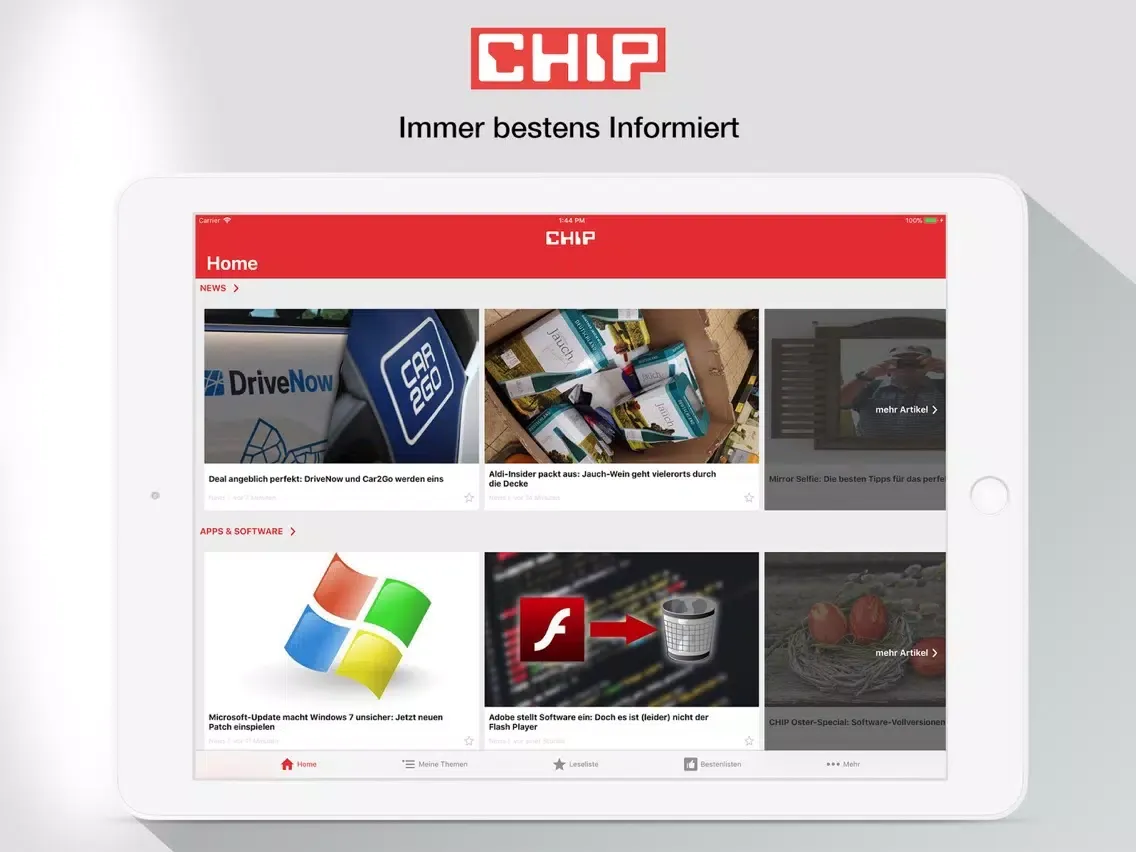 تصاویر CHIP Online iPad 