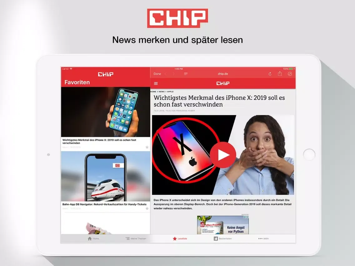 تصاویر CHIP Online iPad 