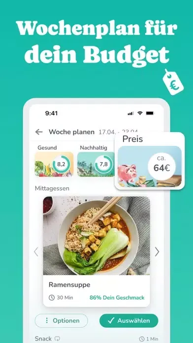 Tangkapan layar Choosy – Essen planen & kochen