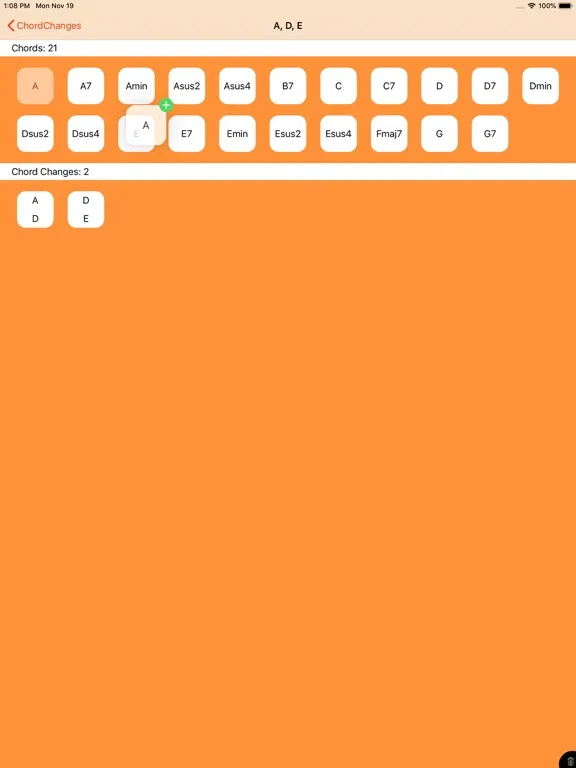 Capturas de pantalla de ChordChanges iPad 