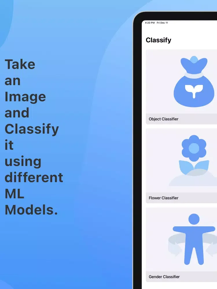 Classify: Image Classifier iPad  Screenshots