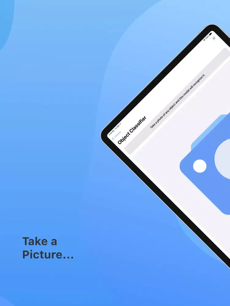 Classify: Image Classifier iPad  Screenshots